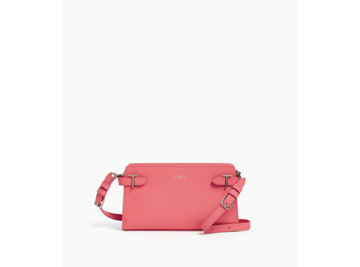 Petit sac à bandoulière Emilie en cuir signature T