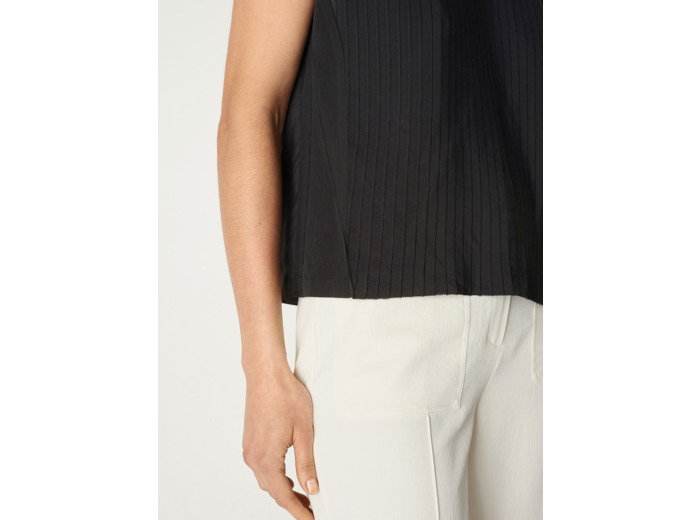 Blouse fanny noir