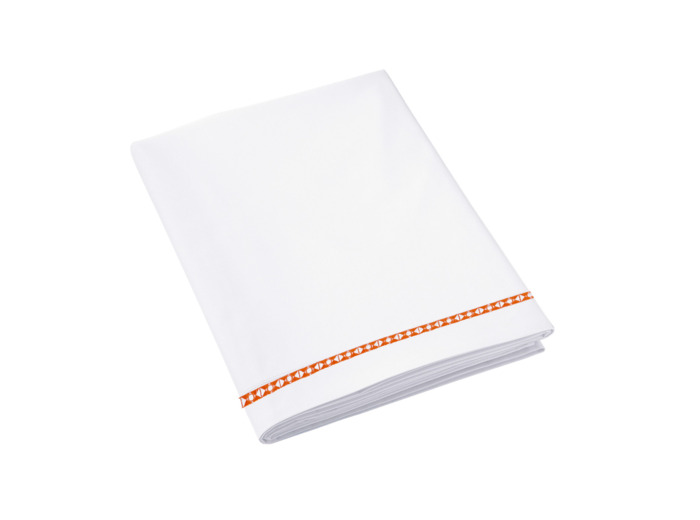 Drap plat à l'ombre des pins| Broderie | Tradition des Vosges