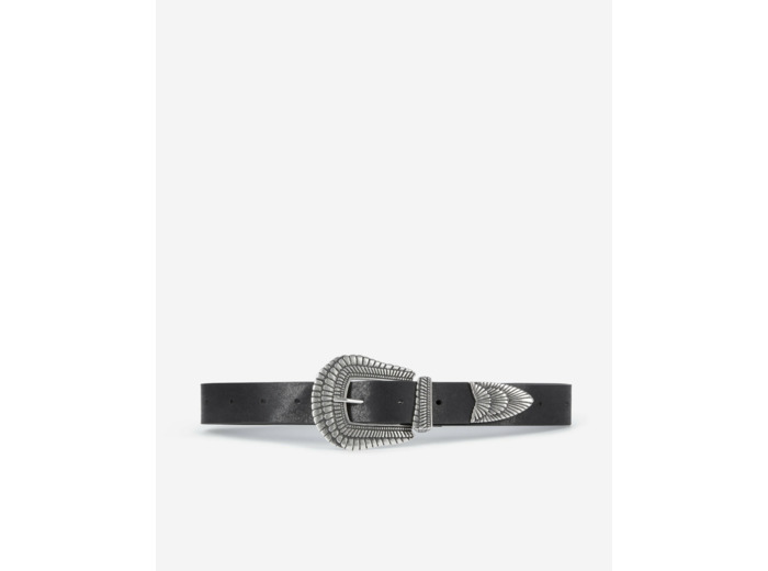 Ceinture en cuir noir black