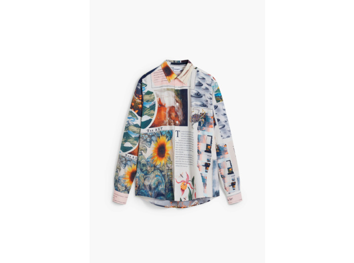 Chemise À Manches Longues En Tissu – Homme