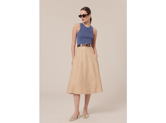 Jupe Jil Beige en Coton