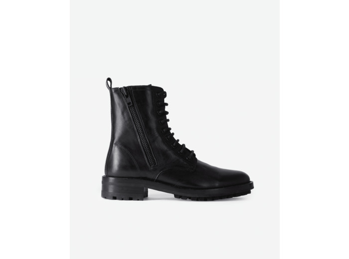 Bottes Ranger Avec Fermeture Éclair Latérale