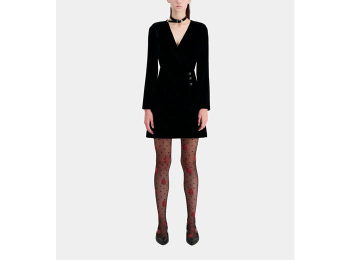 Robe Courte Ml Portefeuille black