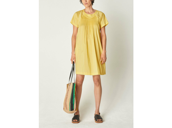 Robe mila poussin