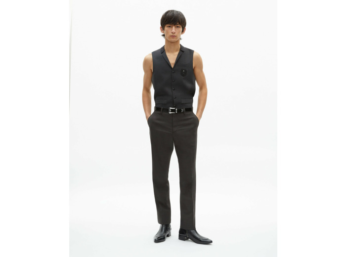 Pantalon de costume classique black grey