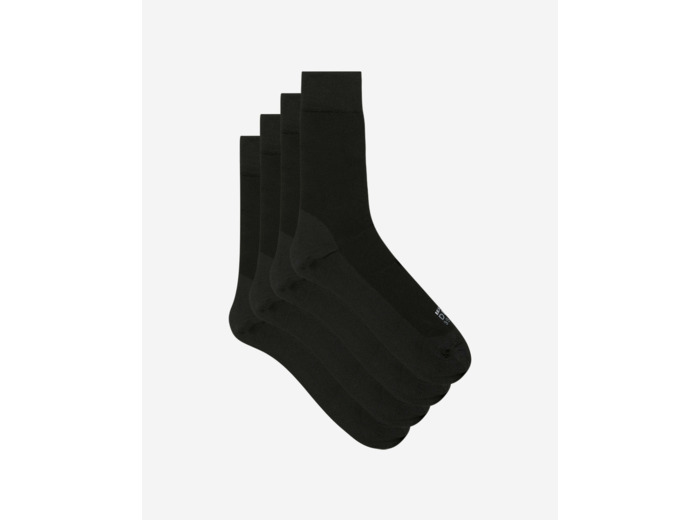 Lot de 2 paires de chaussettes homme renforcées Noir Ultra Resist