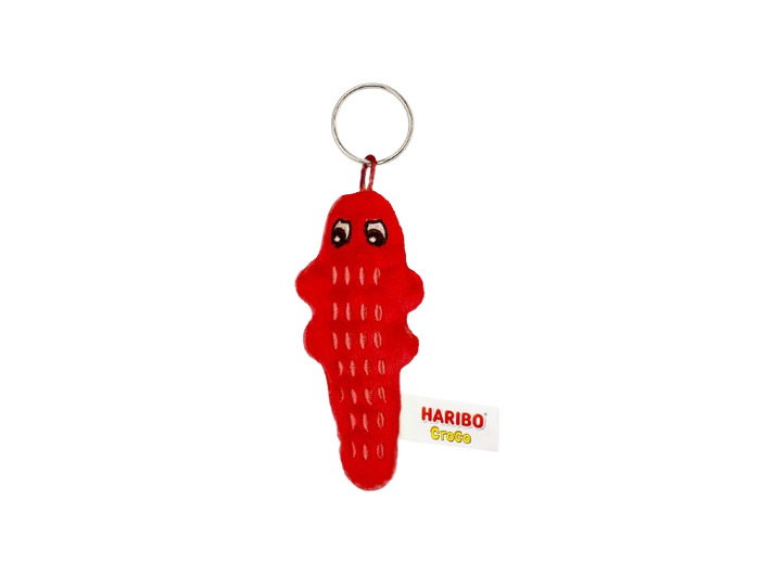 Porte clé peluche Croco rouge