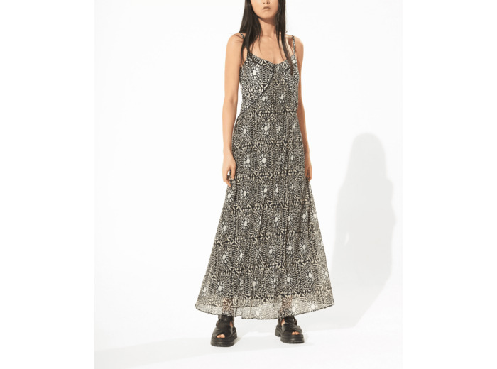 Robe marguerite noir