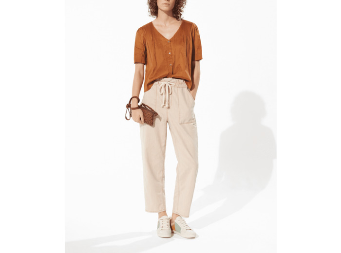Blouse muscade