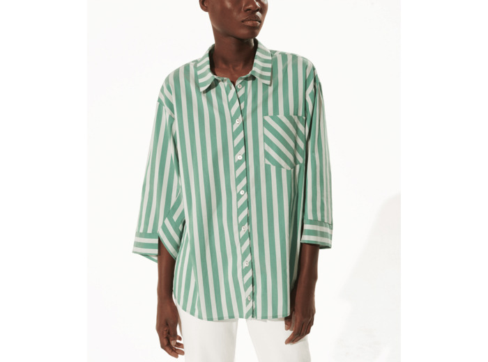 Chemise rayure menthe
