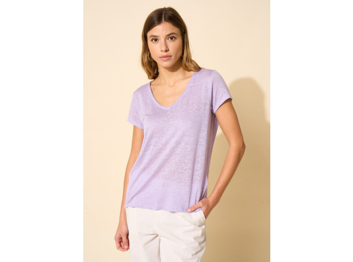 Tee-shirt à col V