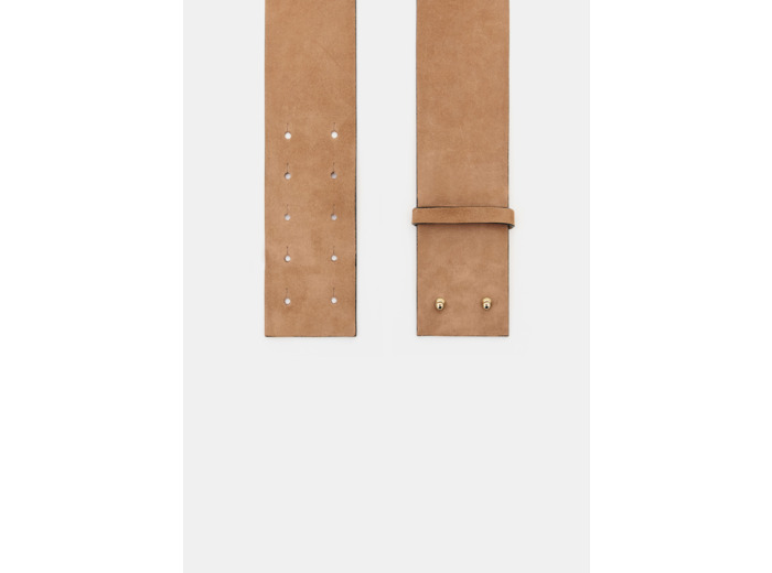 Ceinture Lauren marron en velours