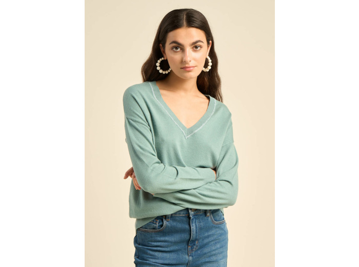 Pull ample col V