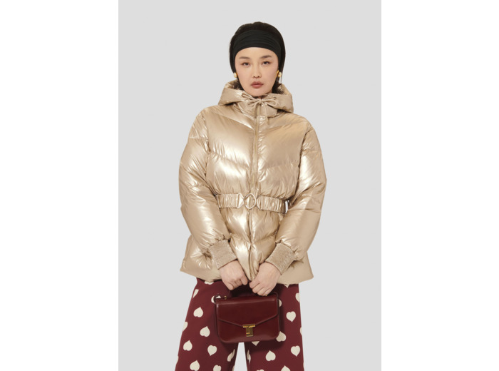 Doudoune Dina Champagne en Polyamide