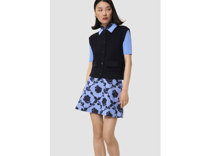 Gilet Gill bleu nuit en coton