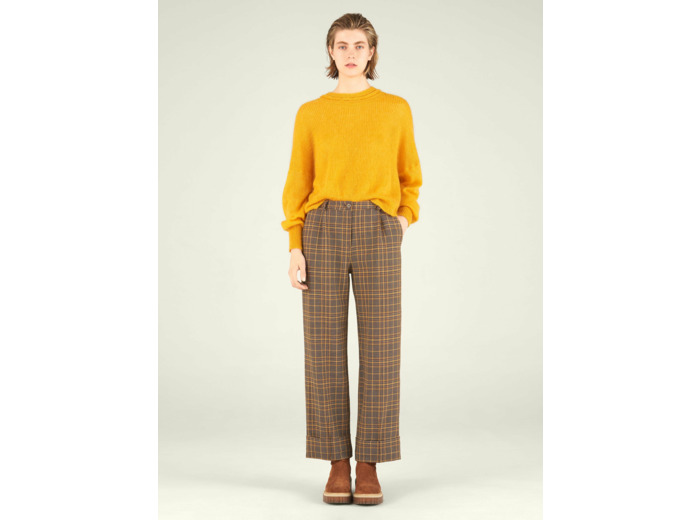 Pantalon droit miel