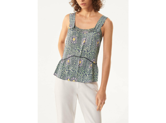 Debardeur marguerite denim