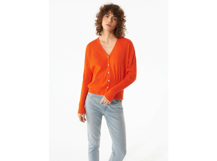 Cardigan fraise