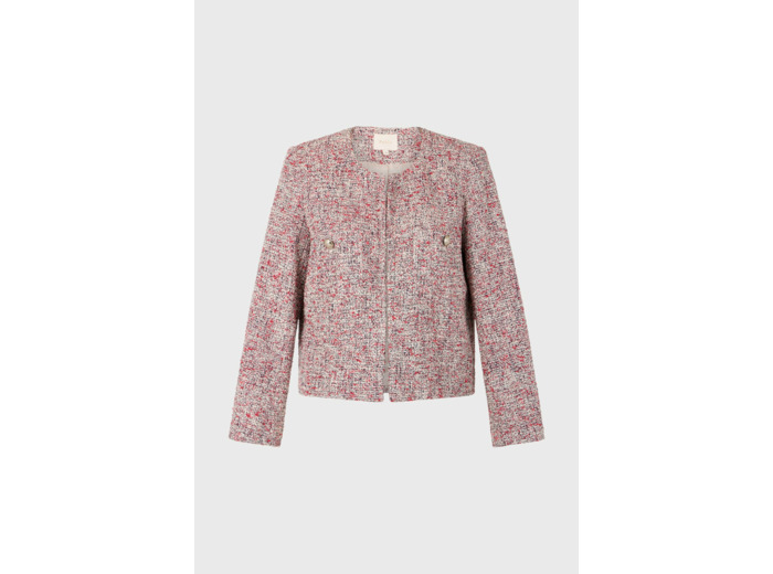 Veste en tweed multicolore - BELLIANE
