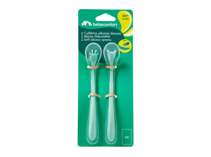 2 cuillères silicone douces Miscel
