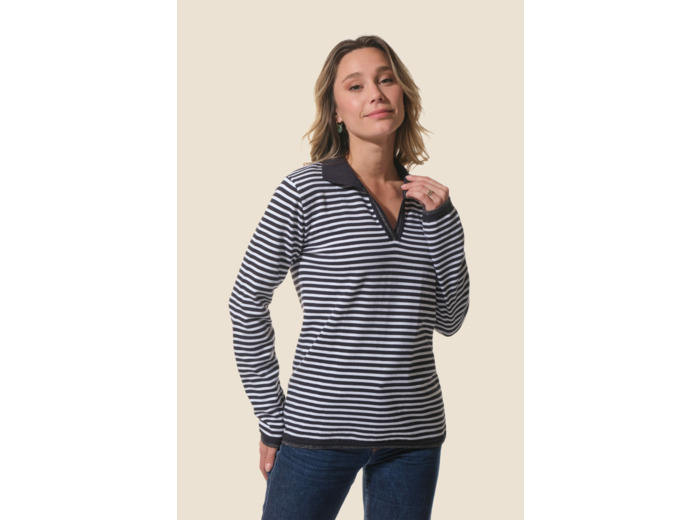 Pull femme col V Serena