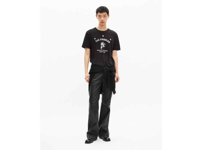 T-shirt avec sérigraphie noir black