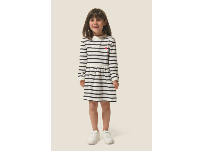 Robe fille à rayures Emily