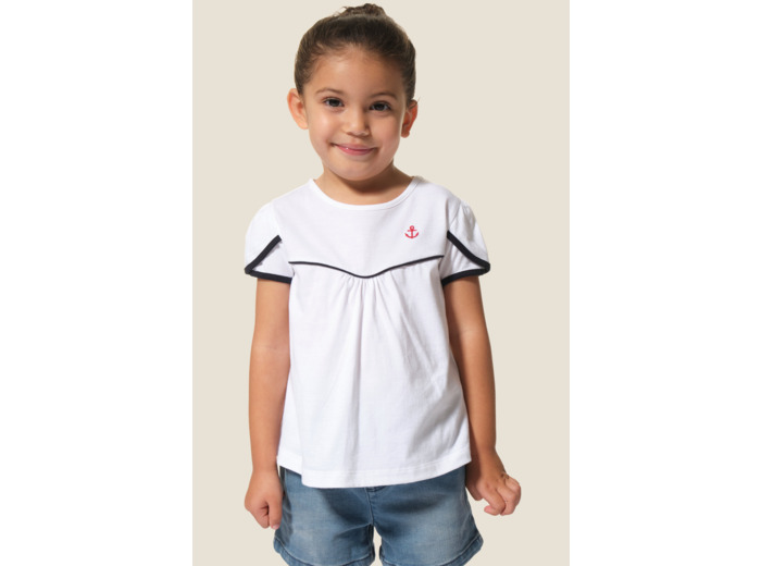 Tee shirt manches courtes fille Dakomma