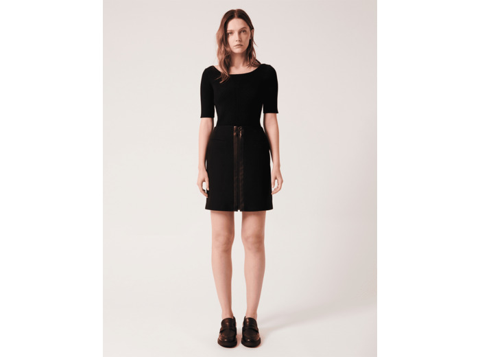 Jupe Jadile Noir en Polyester