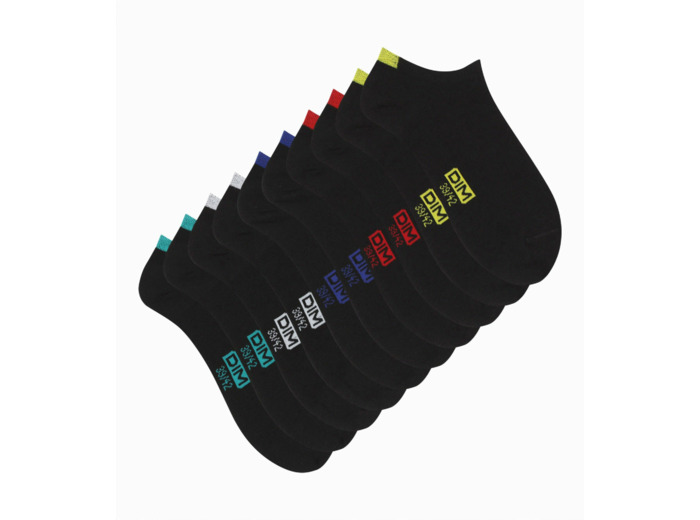 Lot de 5 paires de chaussettes enfant en coton Bleu Marine Écodim