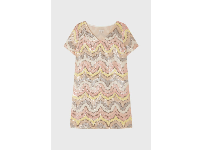 Robe courte à sequins - EKATERINA