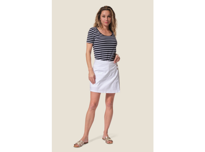 Jupe-short femme avec boutons Nymeria