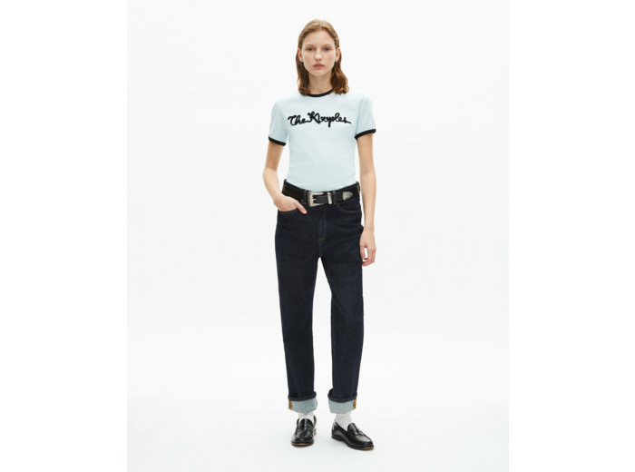 T-shirt manches courtes et print ruben baby blue