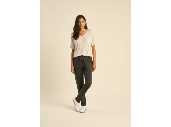 Jogging détails en satin