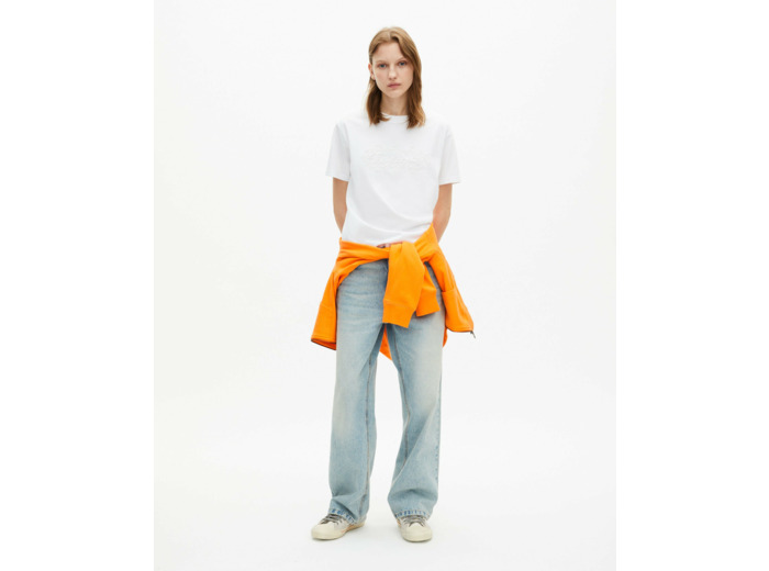 T-shirt manches courtes avec broderie white