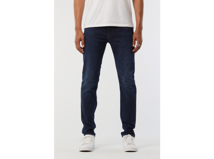 Denim slim fit, jambe ajustée, taille medium