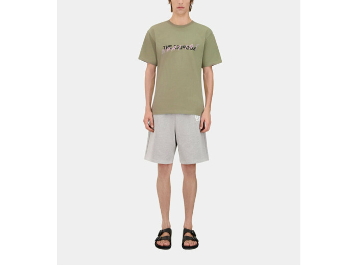T-Shirt Manches Courtes What Is ? kaki grey