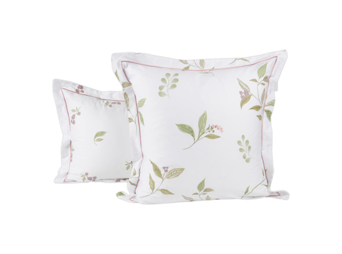 Taie d'oreiller Violette | Satin à motifs | Tradition des Vosges