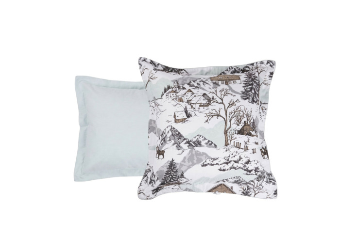Taie d'oreiller Montagne | Flanelle | Tradition des Vosges