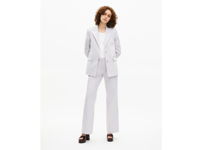 Veste de tailleur droite lilas violet