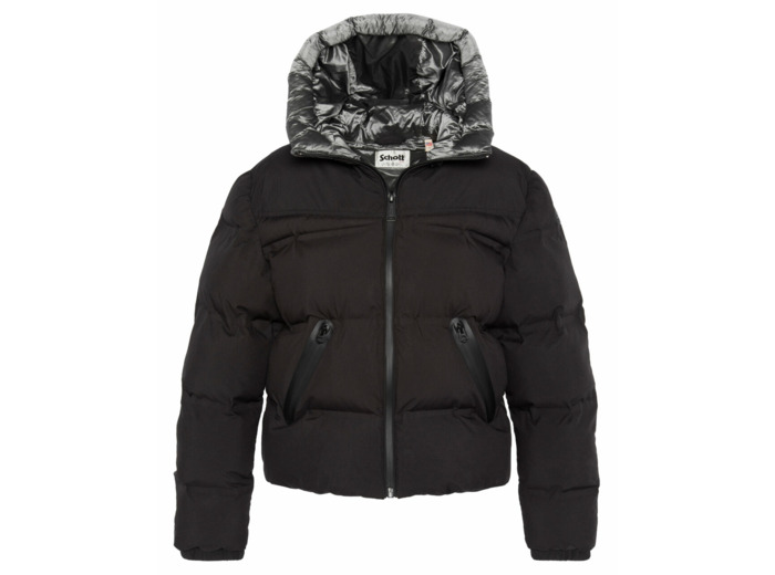 Doudoune courte à capuche SCHOTT BRITTANYW