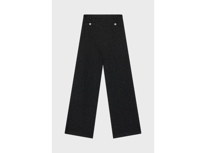 Pantalon large en tweed et lurex - NARELLE