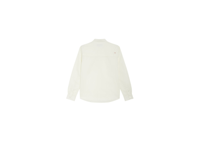 Chemise regular blanc casse