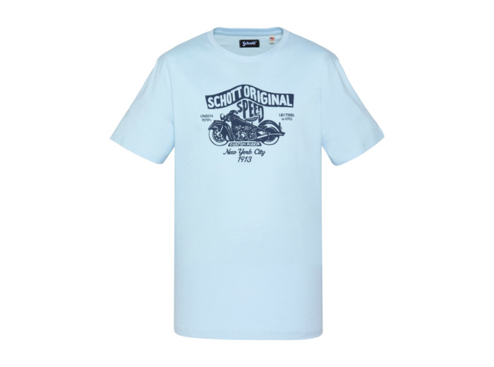 T-shirt imprimé logo moto vintage