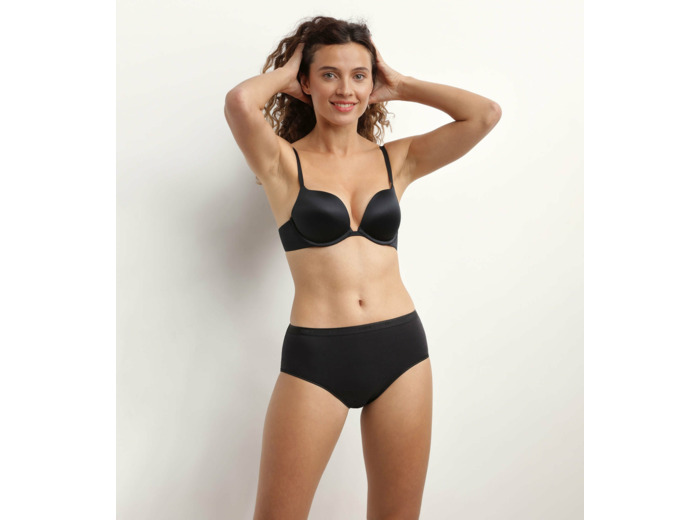 Soutien-gorge push up à armatures en microfibre Noire Dim Beyond Sexy