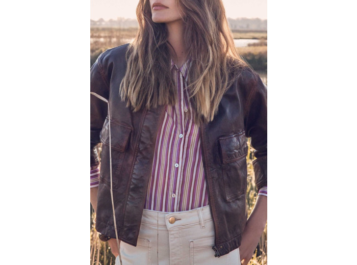 Veste COCO en cuir