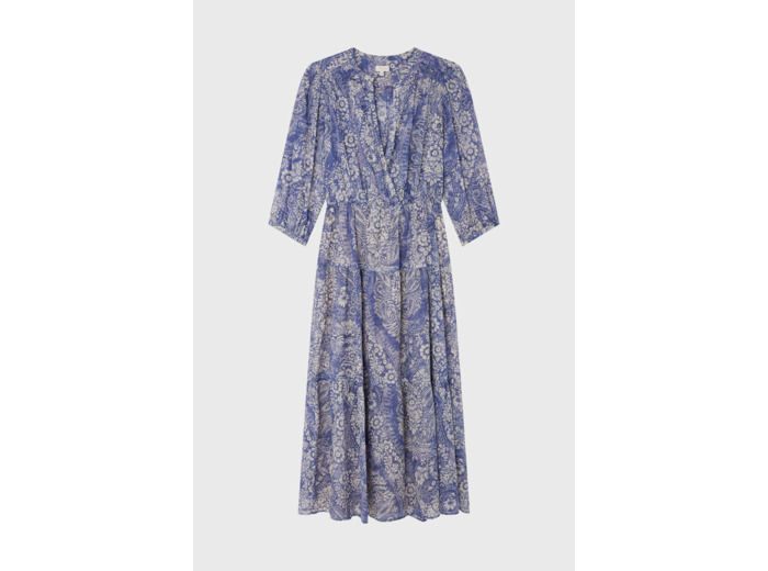 Robe longue en coton fin - ELENNA