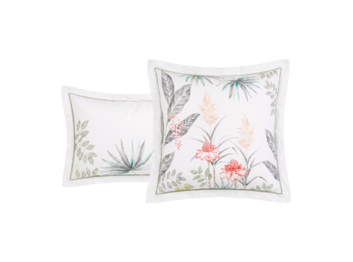 Taie d'oreiller Madinina | Percale à motifs | Tradition des Vosges