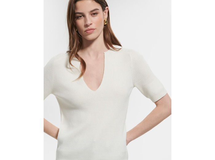 Pull Nadinka Ecru en Polyamide